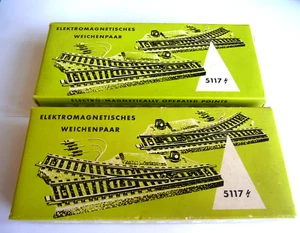 Märklin H0 5117-E-Weichenpaar + E-Weiche li TOP-OVP- 3 x electrical switch - Bild 1 von 3