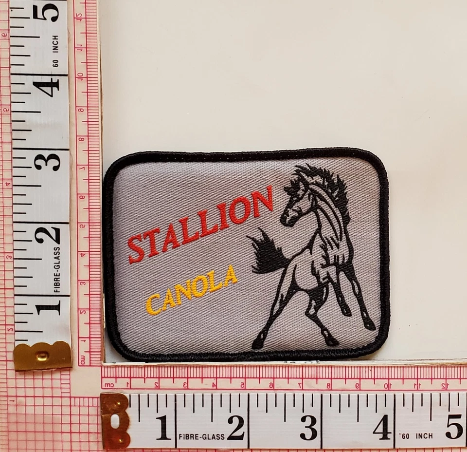 Stallion Canola Farm Agriculture Vest Jacket Patch Badge Crest - Image 1 of 1