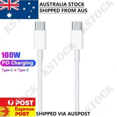 3x Type C to USB-C Cable Fast Charge Charging Data For iPhone 17 16 15 Samsung - image 1 of 4