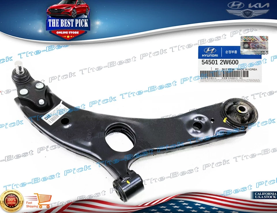 ⭐GENUINE⭐ Control Arm FRONT RIGHT SIDE  12-15 Hyundai SANTA FE ⭐OEM⭐  545012W600 - Image 1 of 1