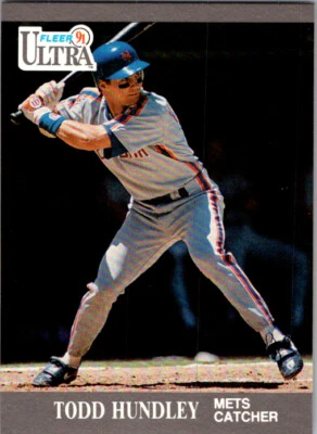 Todd Hundley 1991 Fleer Ultra #220 Baseball Card - Image 1 of 2