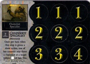 PIRATES OF MYSTERIOUS ISLANDS - 131 MERCENARY CHAINSHOT SPECIALIST - Picture 1 of 1