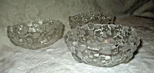 Mikasa~Small Fruit Bowls~Raised Flowers~Frosted Leaf Pattern~Carmen Pattern~5.25 - Picture 1 of 11