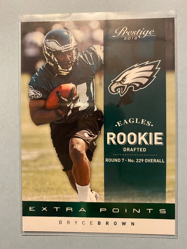 A39,643 - 2012 Prestige Extra Points Green #258 Bryce Brown/25 - Image 1 of 1