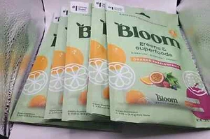 Bloom Greens & Superfoods Dietary Supplement (Lot Of 5) Total 25sticks Peach It - Picture 1 of 2
