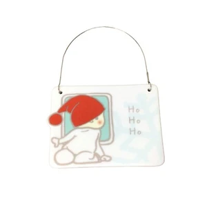 Department Dept 56 HO HO HO Snowbabies Ceramic Holiday Christmas Ornament - Picture 1 of 3