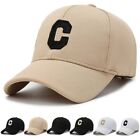 Adjustable Baseball Cap C-shaped Sticker Trucker Cap Cotton Hat  Outdoor Sports