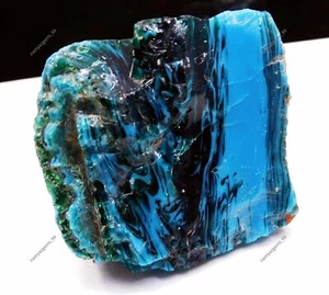 Piedra preciosa suelta áspera azul crudo turquesa natural certificada 1742,85 quilates sin cortar - Imagen 1 de 6