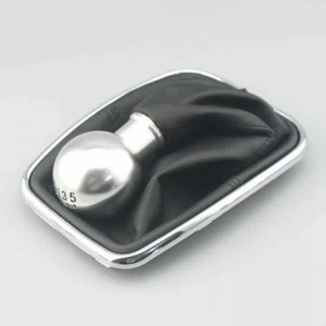Black 5 Speed Gear Shift Knob Aluminum Alloy For VW Bora Golf MK4 Jetta - Picture 1 of 2