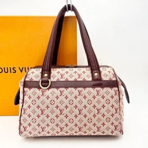 LOUIS VUITTON Monogram Mini Josephine PM Hand Bag Red M92216 LV from japan - Picture 1 of 10