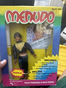 Vintage Menudo Doll 8" Action Figure Charlie 1983 Fully Posable W/ Autograph MTC - Picture 1 of 9