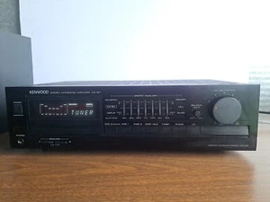 Funktioniert! Verstärker Kenwood KA-127 Stereo integriert 120 V 60 Hz 5A in schwarz - Bild 1 von 8