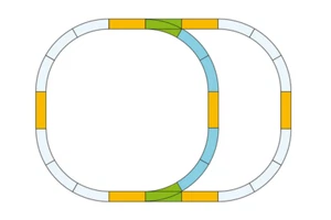 PIKO 35302 G Scale Double Oval Track Set - Picture 1 of 1
