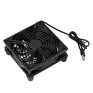 Soporte de enfriador USB 120 mm mesa de ventilador 2000 RPM router módem PC amplificador de potencia refrigeración - Imagen 1 de 10
