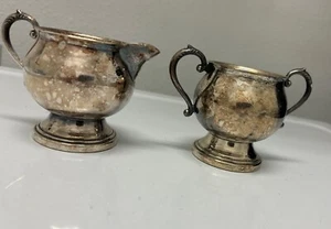 Silver On Copper Creamer - Vintage - Picture 1 of 3
