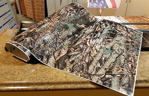 CALCOMANÍA CAMUFLAJE BRILLANTE HECHA DE VINILO ENVOLVENTE 3M 52x24" CAMIÓN CAMUFLAJE ÁRBOL ESTAMPADO CAMUFLAJE - Imagen 1 de 6