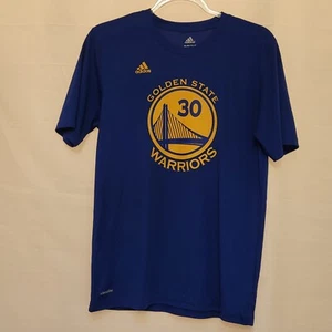 Adidas Golden State Warriors Curry 30 Blue Short Sleeve Graphic Performance Tee - Picture 1 of 4