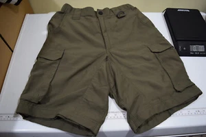Boy Scout ADULT XS Official MICROFIBER Uniform SOFT Green Shorts 29x10.5 E386 - Picture 1 of 8