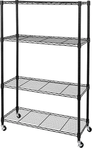 Seville Classics Solid Steel Wire Shelving Storage Unit Adjustable Shelves Organ - Picture 1 of 12