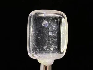 FLUORITE in Clear QUARTZ, Crystal Cabochon - Rare, Gems, Jewelry Making, 47504 - Picture 1 of 4