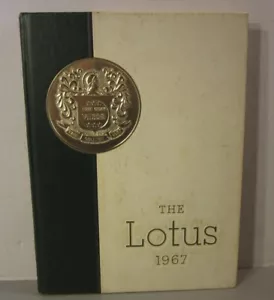 1967 Peace College "The Lotus" Annuario con copertina rigida di Raleigh, NC - Foto 1 di 10