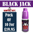 Black Jack Vampire Vape E Liquid 10Ml 0Mg,3Mg,6Mg,12Mg,18Mg E Cig Vape Juice