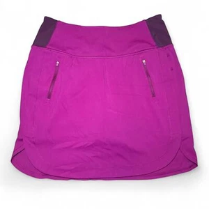 Athleta Damen lila Fairway 18" Golfrock mit integrierten Shorts Gr. Medium - Bild 1 von 6