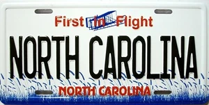 North Carolina License Plate Novelty Fridge Magnet - Imagen 1 de 1