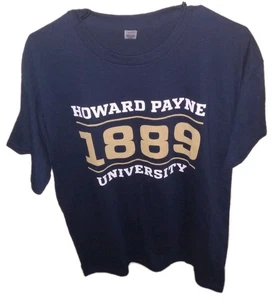Camisa L Howard Payne University 1889 azul marino para hombre de Gildan Dryblend  - Imagen 1 de 2