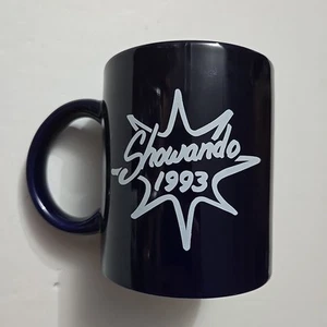 Boy Scouts BSA Showando 1993 Indianhead Fun's Alive in Scouting Coffee Mug Blue - Picture 1 of 4