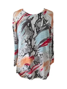 BASINI.. Impresionante Jersey Multicolor Tejido Fino Talla L - Imagen 1 de 7