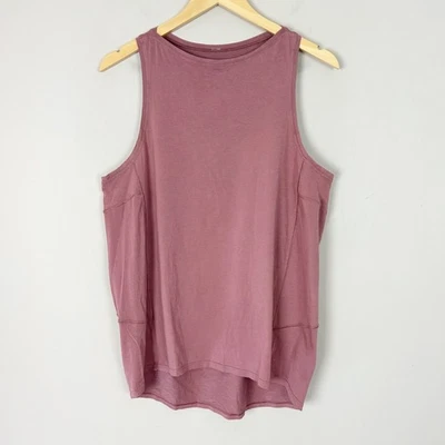 Camiseta sin mangas Lululemon Back In Action rosa activo talla 10 para mujer Foto 1 de 3