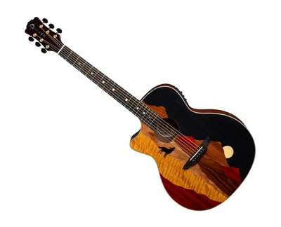 Luna Vista Wolf Tropical Wood Left Handed Acoustic/Electric Guitar - Open Box - Image 1 of 4