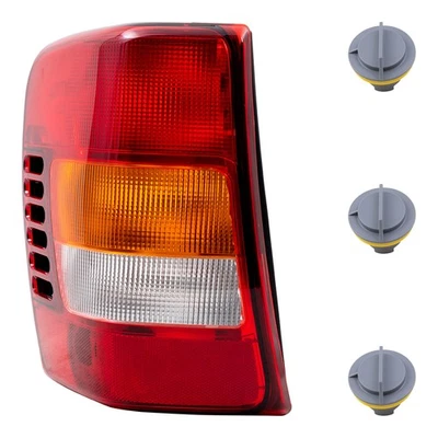 4 Pc Tail Light W/Circuit Board &Bulb Sockets W/O Bulbs fit 02-04 Grand Cherokee Foto 1 de 4