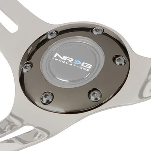 NRG STR-001BKC Bolt-On Steering Wheel Horn Push Button Retainer Ring Assembly - Picture 1 of 6