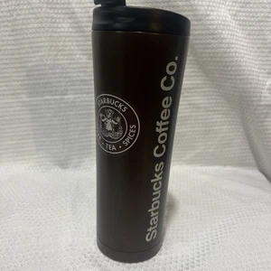 Bicchiere Starbucks 20 fl oz marrone isolato sottovuoto in acciaio inox - Foto 1 di 6