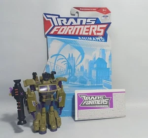 HASBRO 2008 TRANSFORMERS ANIMATED DELUXE CLASS SWINDLE 100% COMPLETE - Picture 1 of 24