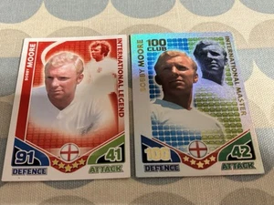 2010 Topps Match Attax World Cup 100 Club Moore International Master & Legend. - Picture 1 of 2