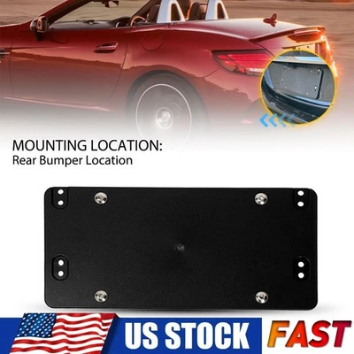 Rear License Plate Tag Holder Bracket Fit Mercedes-Benz CL GL S500 S550 S63 AMG - Image 1 of 4