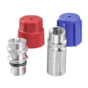 2x Klimaanlagen FÜR AUDI FORD OPEL SEAT SKODA VW Umrüstsatz Anschlüsse - Bild 1 von 9