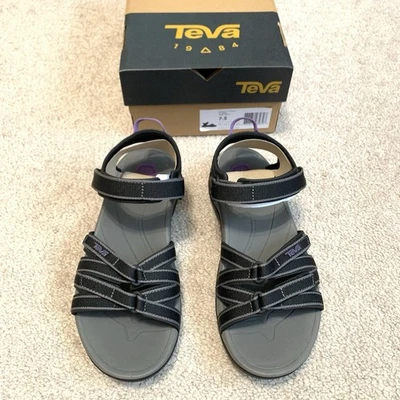 Sandalias Teva Tirra negras/grises/púrpura para mujer talla 7,5 nuevas Foto 1 de 4