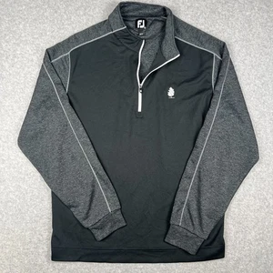 FootJoy Golf Quarter Zip Stretch Performance Pullover XL Herren Schwarz Active - Bild 1 von 7