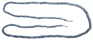 50.80 Carat 2mm - 4.6mm Graduated Natural Blue Sapphire Gem Bead 19 Inch Strand - Picture 1 of 2