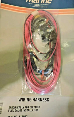 Brand New Tempo Marine #513WKI Wiring Harness For Electric Fuel Gauge Install - Image 1 of 4
