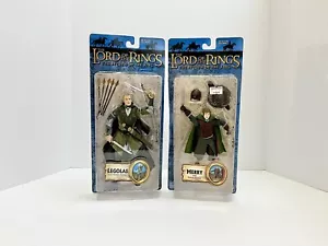 Lotto Figurine Legolas & Merry In Rohan Armor Signore degli Anelli Il Ritorno del Re - Foto 1 di 17