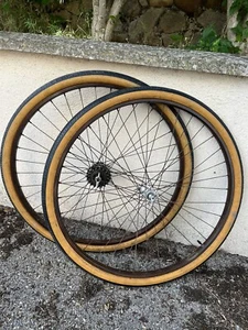 650B Wheelset PORTHOR Super Course / Michelin Prior Maxicar Randonneuse Charrel - Imagen 1 de 8