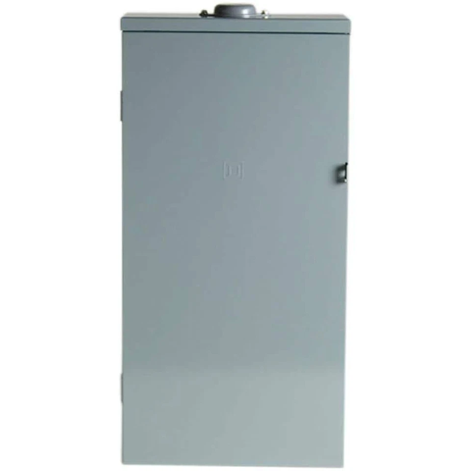 QO 200 Amp 8-Space 16-Circuit Outdoor Main Breaker Load Center with Feed-Thru - Image 1 of 4