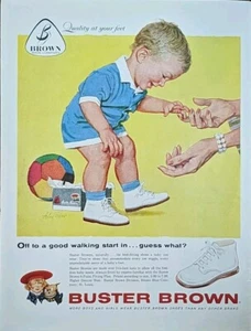 1959 vintage buster Brown Shoe Company Print Ad. - Picture 1 of 1