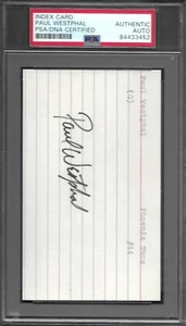 Paul Westphal SUNS SIGNED AUTOGRAPH 3x5 INDEX CARD PSA / DNA AUTHENTIC C - Picture 1 of 2