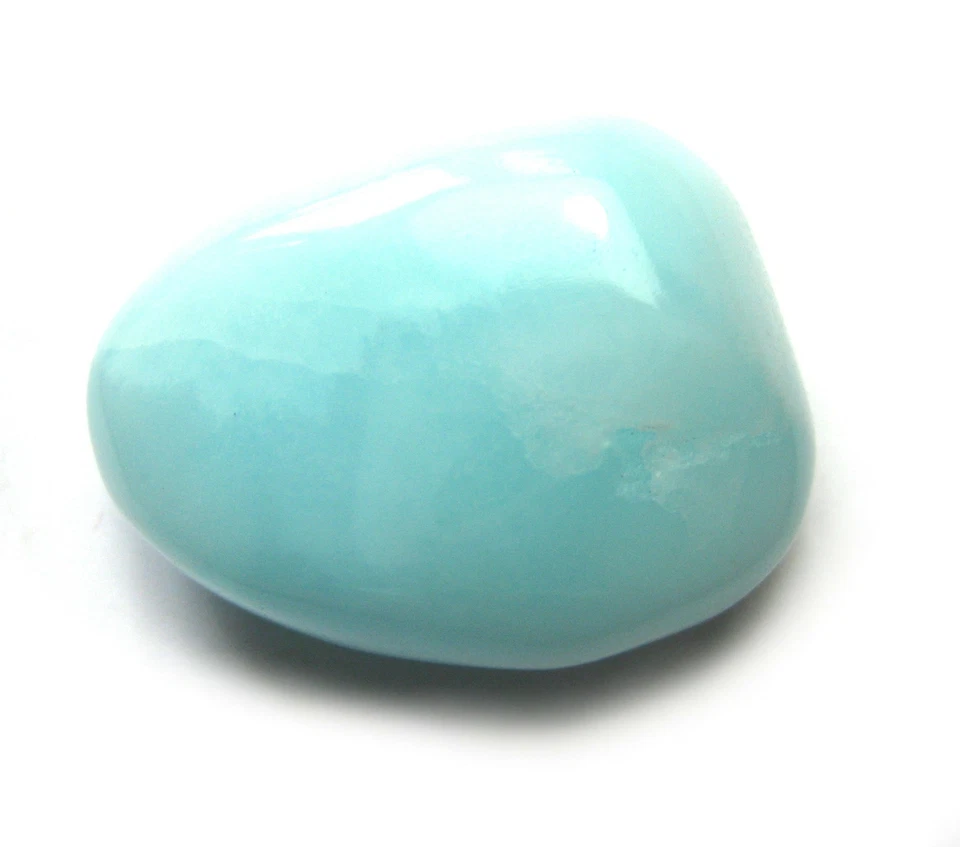 Trommelstein Calcit hellblau 1 Stück - Bild 1 von 1